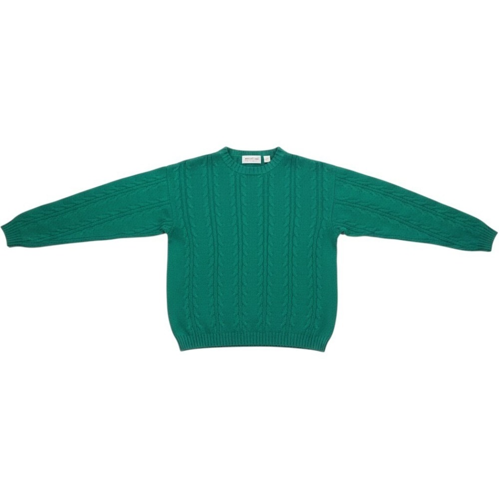 Vintage Westbound Sweater Womens Medium Green Crew Neck Long Sleeve Pullover